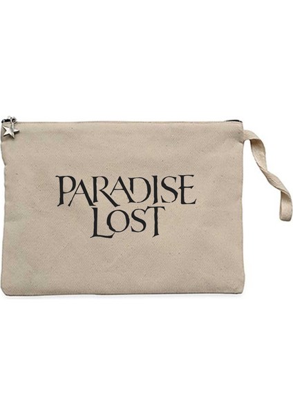 Paradise Lost Krem Clutch Astarlı Cüzdan / El Çantası