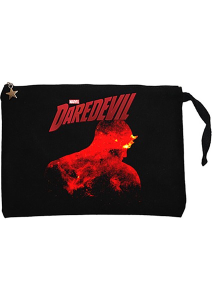 Daredevil Siyah Clutch Astarlı Cüzdan / El Çantası