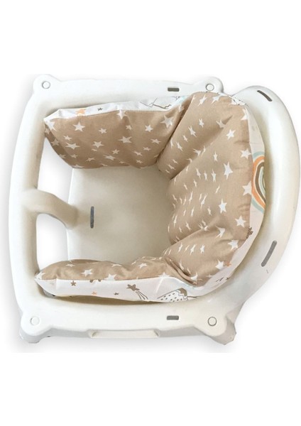 Ikea Antılop Mama Sandalyesi Için Destek Minderi (Kılıf + Iç Minder) Gökkuşağı indirimleri