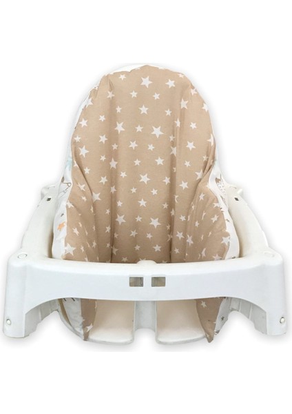 Ikea Antılop Mama Sandalyesi Için Destek Minderi (Kılıf + Iç Minder) Gökkuşağı