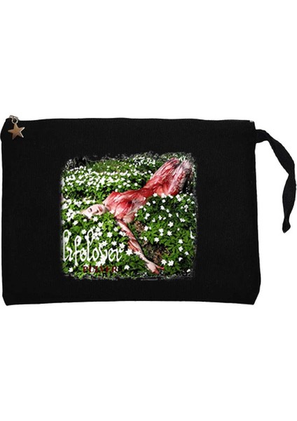 Lifelover Pulver Siyah Clutch Astarlı Cüzdan / El Çantası