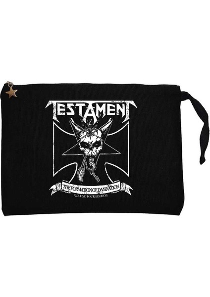 Testament Trending Siyah Clutch Astarlı Cüzdan / El Çantası