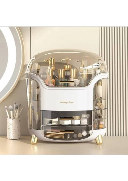 Füme Çok Gözlü Çok Amaçlı Düzenleyici, Plastik, Beyaz, 1 Parça