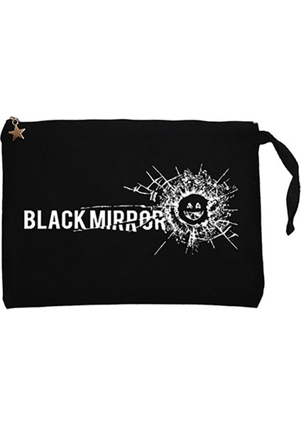 Black Mirror Siyah Clutch Astarlı Cüzdan / El Çantası