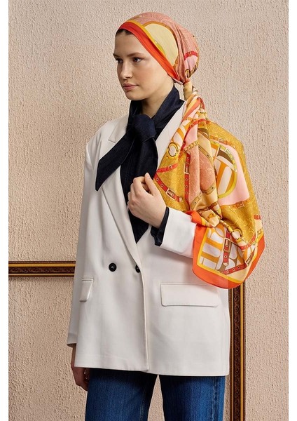 Turuncu Ed Scarf Celebrity Pietra Şal fırsatları
