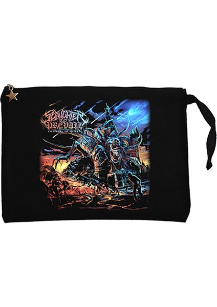 Slaughter To Prevail Chapters Of Misery Siyah Clutch Astarlı Cüzdan / El Çantası