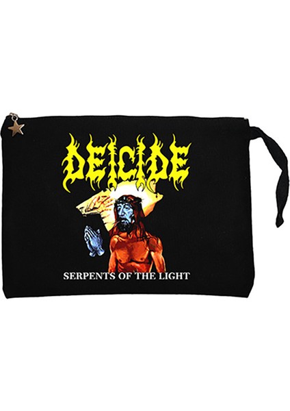 Deicide Serpents Of The Lıght Siyah Clutch Astarlı Cüzdan / El Çantası