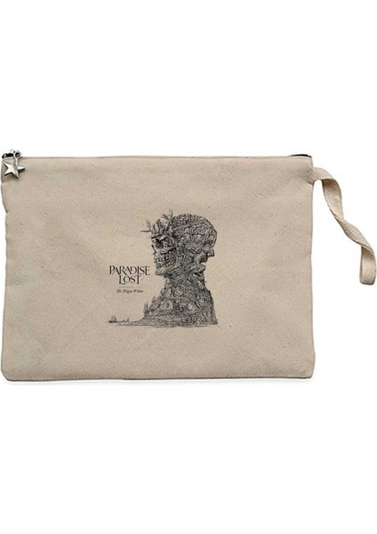Paradise Lost The Plague Within Krem Clutch Astarlı Cüzdan / El Çantası