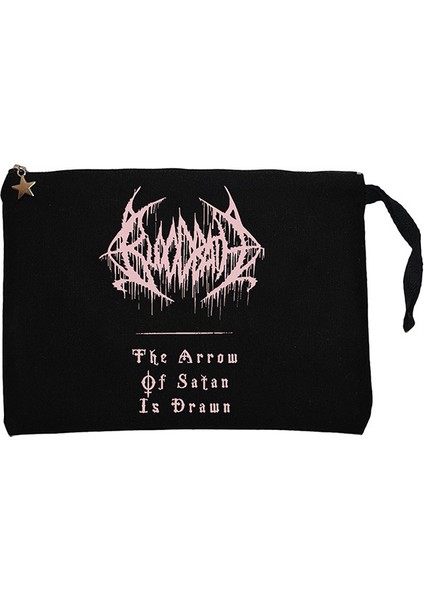 Bloodbath The Arrow Siyah Clutch Astarlı Cüzdan / El Çantası
