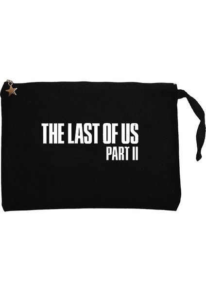 The Last Of Us 2 Text Siyah Clutch Astarlı Cüzdan / El Çantası