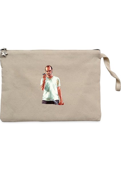 Gta Conspirator Krem Clutch Astarlı Cüzdan / El Çantası