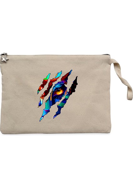 Avatar The Way Of Water Eye Krem Clutch Astarlı Cüzdan / El Çantası