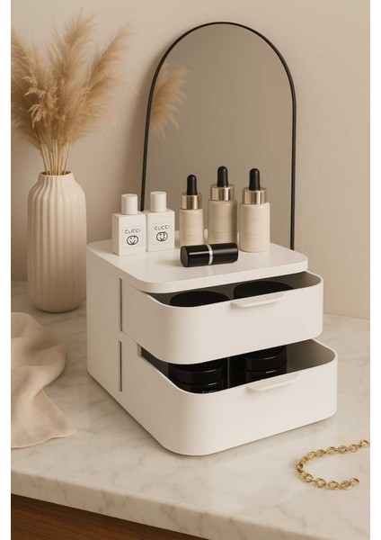 Turkuaz Çok Amaçlı Çekmeceli Düzenleyici, Plastik, 1 Parça