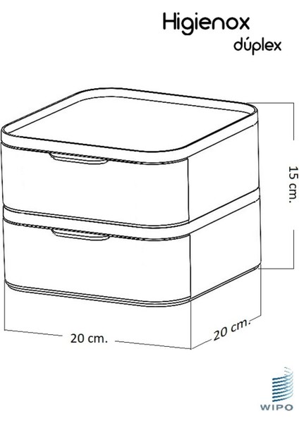 Turkuaz Çok Amaçlı Çekmeceli Düzenleyici, Plastik, 1 Parça fırsatları