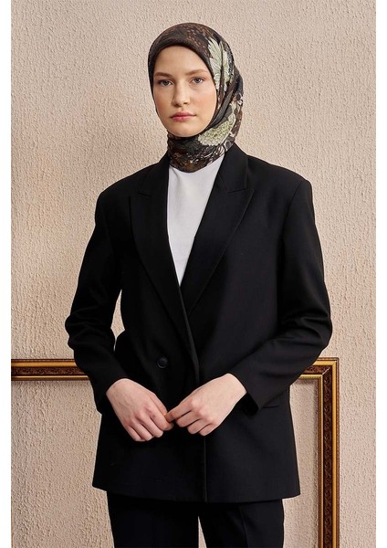 Mor Kahve Ed Scarf Vision Art Collection Mozaic Eşarp modelleri
