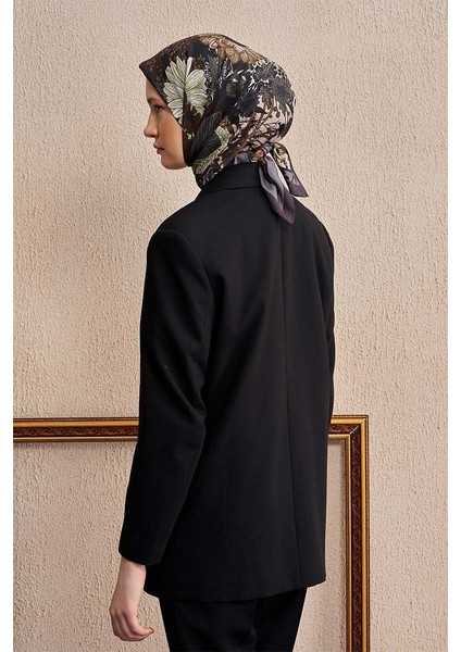 Mor Kahve Ed Scarf Vision Art Collection Mozaic Eşarp fırsatları