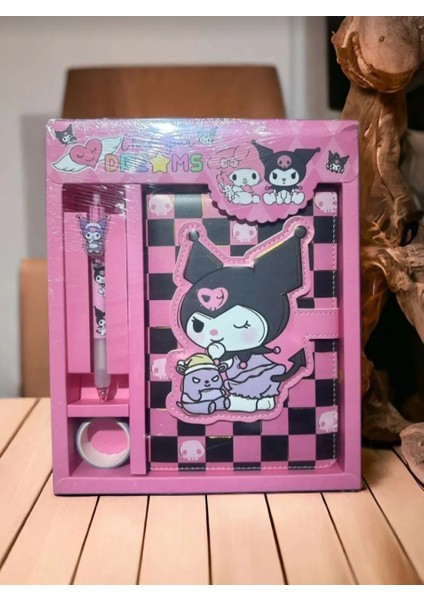 Sanrio Kuromi Lüx Hediyelik Kırtasiye Seti