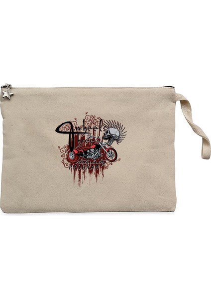Red Trike Animation Krem Clutch Astarlı Cüzdan / El Çantası
