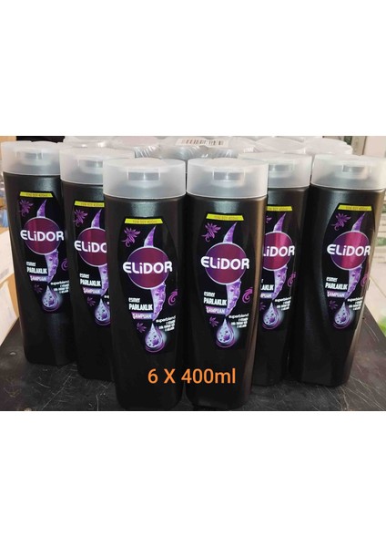 Esmer Parlaklık Şampuan Siyah E Vitamini 400 ml x 6 Adet