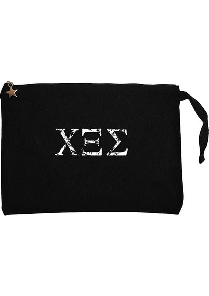 Rotting Christ Logo Siyah Clutch Astarlı Cüzdan / El Çantası