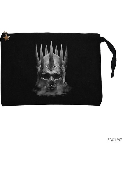 The Witcher 3 Wild Hunt Siyah Clutch Astarlı Cüzdan / El Çantası