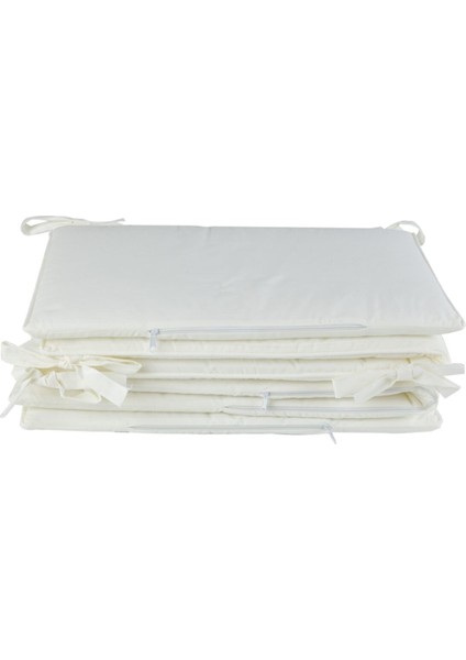 Ekru Dört Parçalı Yan Koruma Seti 70X130 Beşikler Için fiyatları