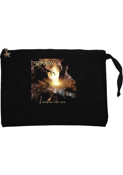Suffacation Despise The Sun Siyah Clutch Astarlı Cüzdan / El Çantası