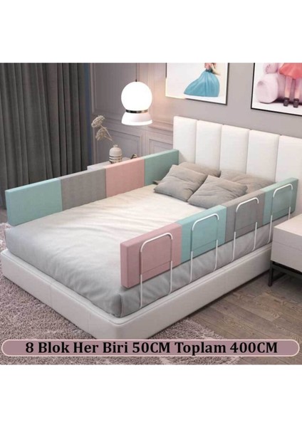 400 cm Yatak Bariyeri Bebek ve Çocuk Korkuluğu Güvenlik Bariyeri Koruma Bariyeri Renkli