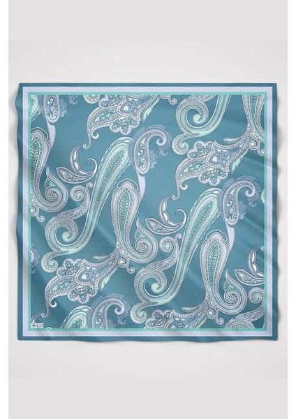 Mavi Ed Scarf Motif Desen Modal Eşarp