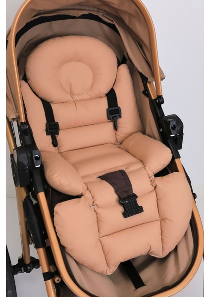 Ortopedik Bel Destekli Bebek Arabası Minderi, Pamuk Kumaş - Orijinal Ürün