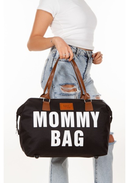 Mommy Bag Anne Bebek Bakım Çantası Termal Biberonlu