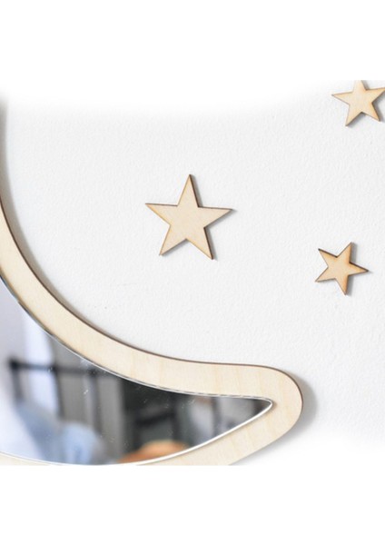 Ay Yıldız Figürlü Çocuk Odası Dekoratif Ayna fiyatları