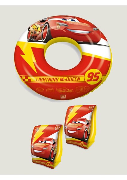 Kapüşonlu (3-5 Yaş) Çocuk Panço Havuz Plaj Havlusu Şimşek Mcqueen Kolluk ve Simit Set modelleri