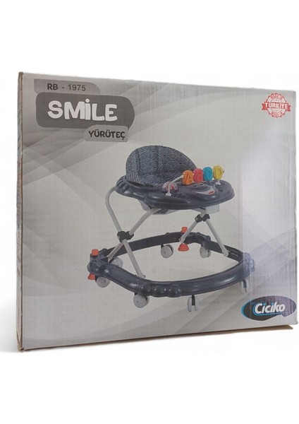 RB-1975 Smile Yüksekli Ayarlı Müzikli Yürüteç