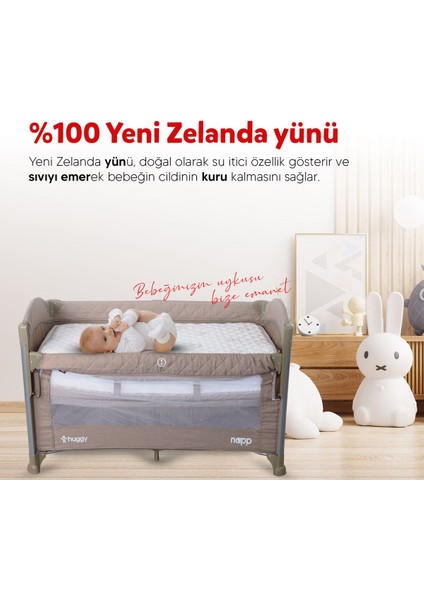 Yeni Zelanda Kuzu Yünü 60X120 Bebek Yatak Pedi – Doğal ve Nefes Alabilir fiyatları