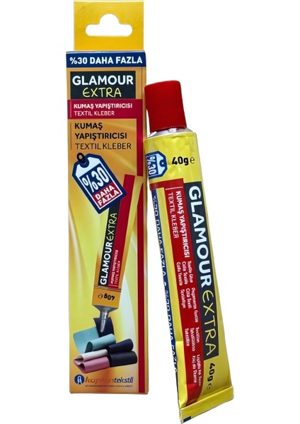 Extra Kumaş Yapıştırıcı (Çok Amaçlı ve Tekstil Için) Glamor 40 gr