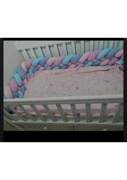 190 cm 4'lü Örgü Koruma / Beşik - Yatak Koruyucu