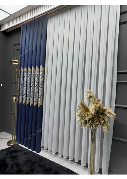 Liva-Avent Desen Fon Perde Sık Kanun Pile (Tek Kanat) fiyatları