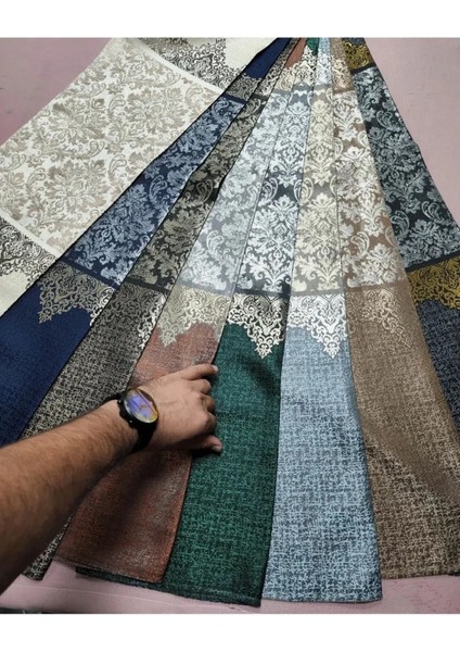 Liva-Avent Desen Fon Perde Sık Kanun Pile (Tek Kanat) modelleri