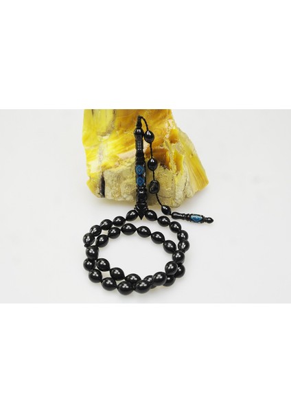 Oltu Taşı Kilim Oyma Imame Ve Mine Işleme Sade Tespih fiyatları