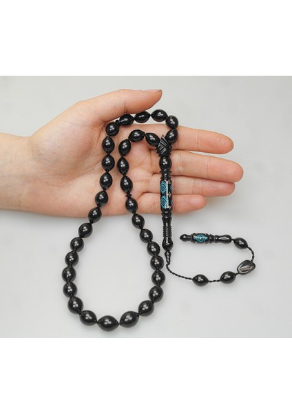 Oltu Taşı Kilim Oyma Imame Ve Mine Işleme Sade Tespih modelleri