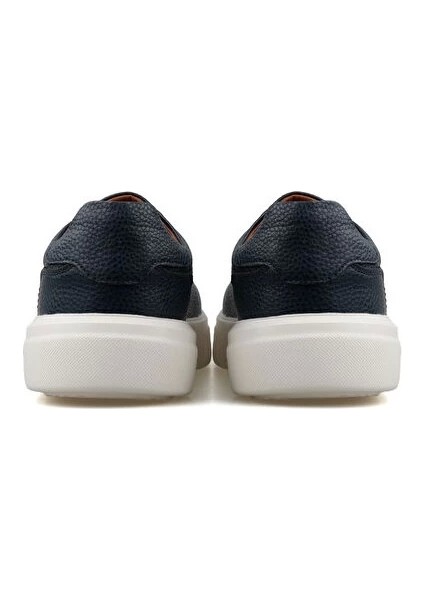 Tommy Erkek Deri Sneaker Ayakkabı Lacivert 111230280