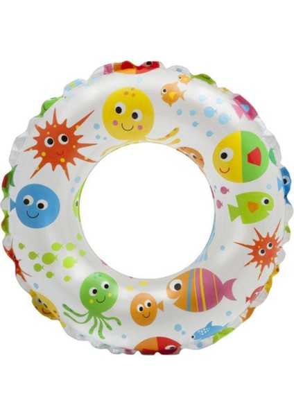 59241 Akvaryum ve Balık Desenli Çocuk Can Simidi (61 Cm)