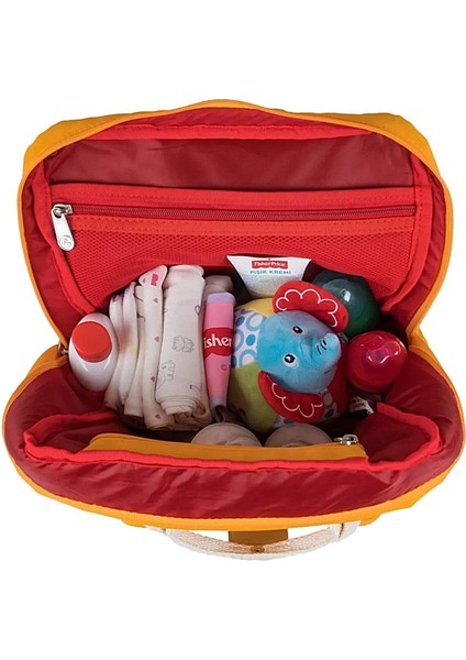 Mint Yeşili Çok Cepli Biberon Termoslu Fonksiyonel Anne Bebek Bakım Sırt Çantası FP-BGO50-MINT indirimleri