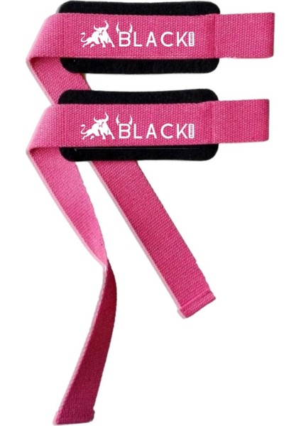 Ağırlık Kaldırma Kayışı Wrist Strap Fitness Crossfit Halter Kayışı / Lifting Straps - Fuşya