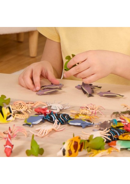 60 Parça Tüp Içinde Küçük Oyun Seti - Tropikal Balıklar