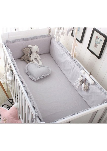 Fırfırlı Gri 80X130 Renk Beşik Montessori Bebek Kenar Koruma fiyatları