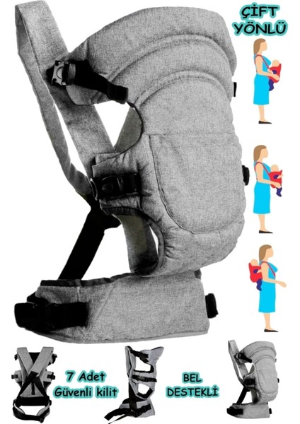 Çift Yönlü Bel Destekli Bebek Taşıma Kangurusu Ergonomik Lüx Bebek Taşıyıcı Kanguru fiyatları