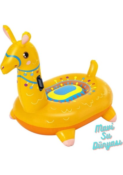 Lama Tutunmalı Binici 129 x 110 cm - Mavi Su Dünyası fırsatları