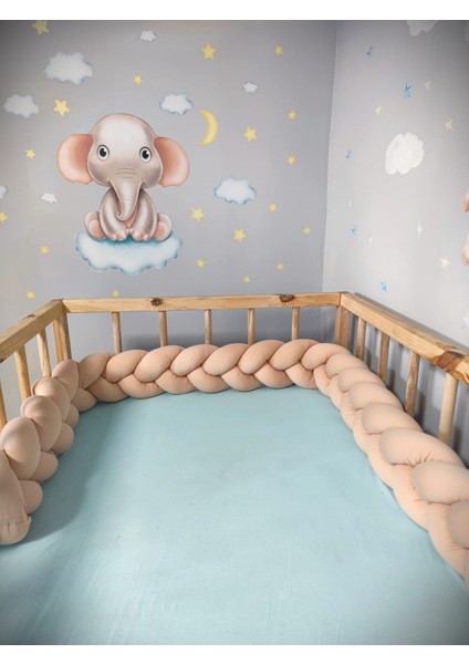 190 cm 3'lü Örgü Koruma / Beşik - Yatak Koruyucu fırsatları